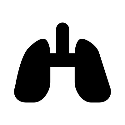 肺图标矢量Logo模板插图