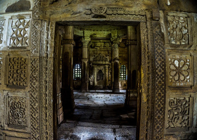Jami masjid也叫Champaner Jama mosque
