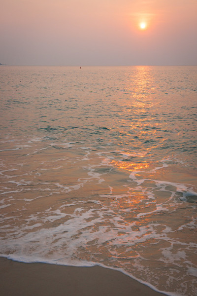 泰国苏梅岛拉迈海滩的海景