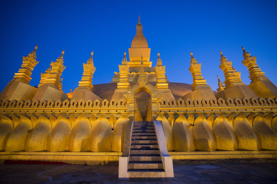 老挝万象pha that luang