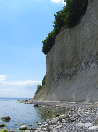 鲁根岛的白垩悬崖，波罗的海的巨石，Jasmund国家公园，鲁根岛，德国