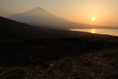 富士山日落