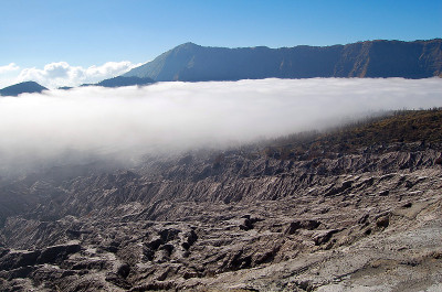 印度尼西亚爪哇岛上的布罗莫火山