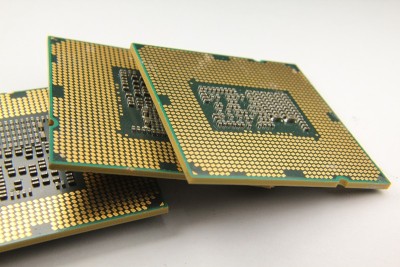处理器cpu近距离为电脑pc和笔记本宏cpu拍照