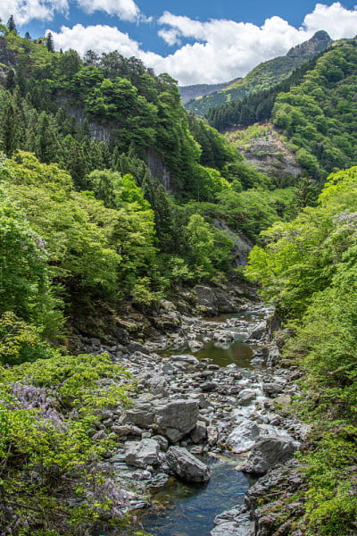 荒川河上游风景/琦玉县秩父市