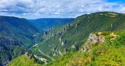 塔恩峡谷，Occitanie在法国风景