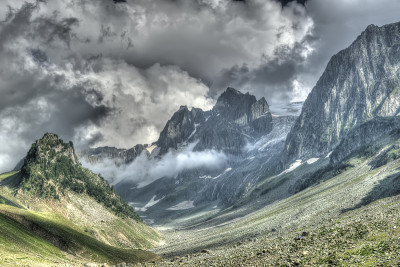 查谟克什米尔，sonmarg(印度)。