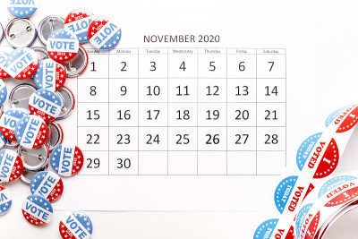爱国者背景日历，2020年，总统选举