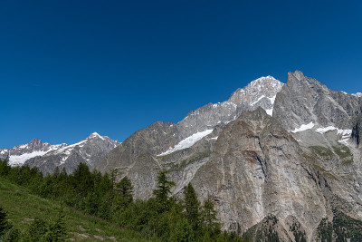 奥斯塔山谷，意大利白朗峰山丘