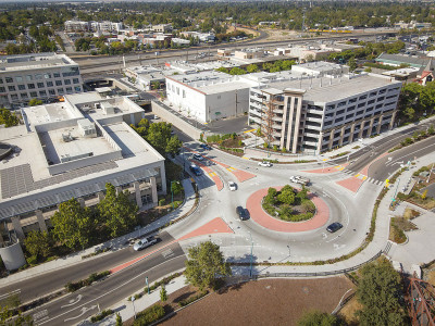 Downtown Roseville civic center