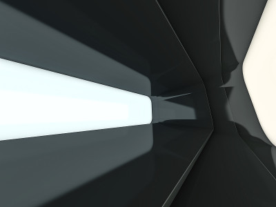 抽象的现代建筑背景。3 d