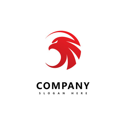鹰标志图标矢量模板