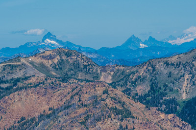 岩石景观的高山荒野在北部喀斯喀特山脉