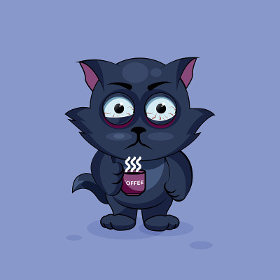 黑猫紧张