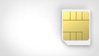 micro SIM右3d渲染