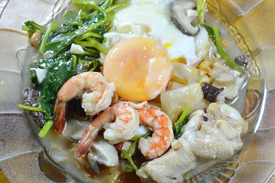 虾仁鸡汁炒面