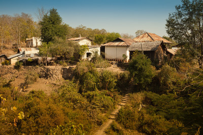 缅甸小山村