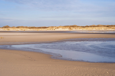 海滩的Amrum
