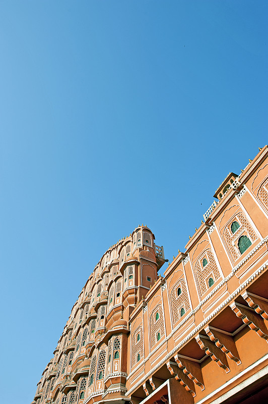 窄风，Hawa Mahal，斋浦尔，拉贾斯坦邦，印度北部
