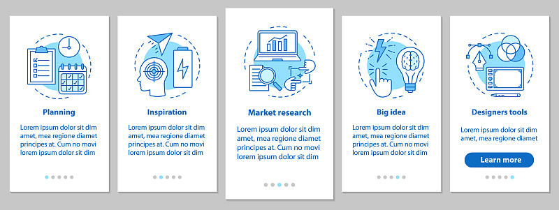 Graphic design development app screen