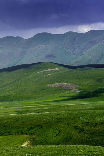 钢琴大di Castelluccio，山区和乡村景观