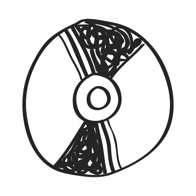 光盘隔离图标