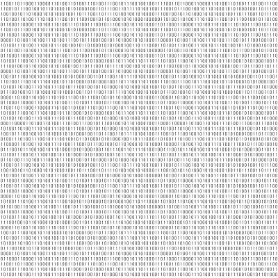 Binary code digital technology background. Compute