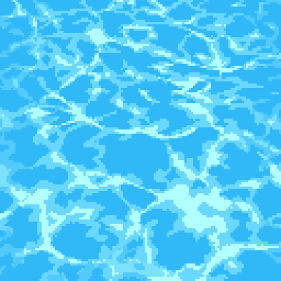 像素艺术水池背景