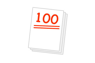 100点