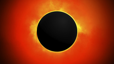 日蚀宇宙中所有的太阳能和太阳系的3d格式