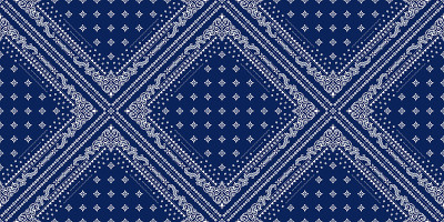 Seamless pattern based on ornament paisley Bandana