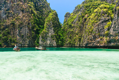 泰国皮皮岛的海湾