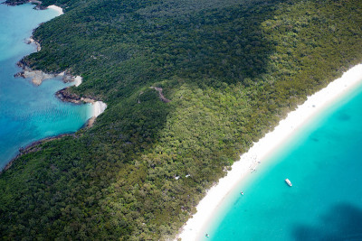 Whitehaven海滩和Whitsundays，昆士兰，澳大利亚