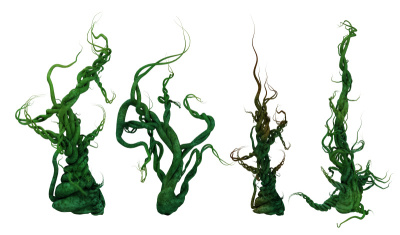 3D生长植物藤蔓