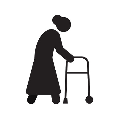 老女人和沃克偶像一起去