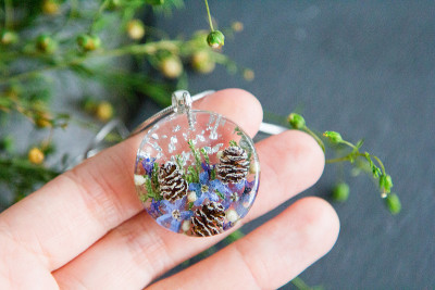 真花环氧树脂，珠宝
