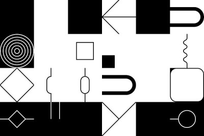 野兽派设计抽象矢量图案