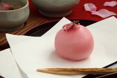 日本Wagashi糖果，樱花味