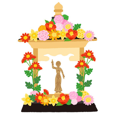 哈娜妈祖:释迦牟尼佛浇甜茶