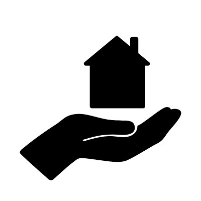 Housing silhouette illustration icon material