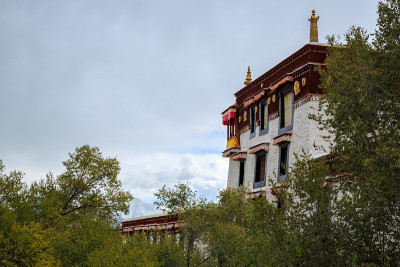 在寺庙