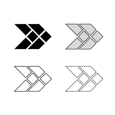 矢量箭头图标插图
