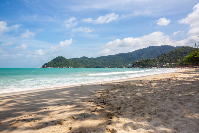 泰国苏梅岛的海滩景色