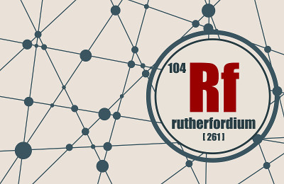 Rutherfordium化学元素。