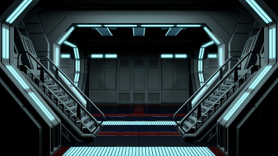 APX-Section1。宇宙飞船内部。