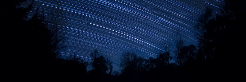 夜景，满天繁星