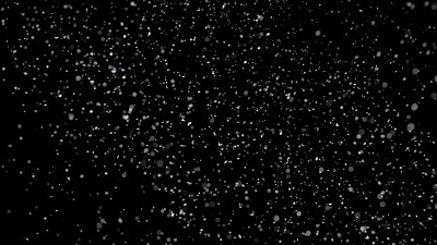 黑色背景上真正的雪花