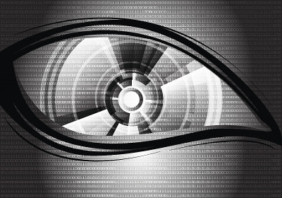 灰眼技术数字数据设计未来的背景矢量。