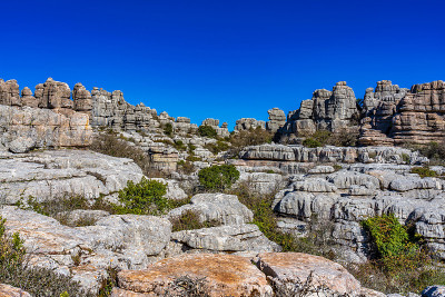 El Torcal de Antequera, Andalusia, Spain，在Antequer