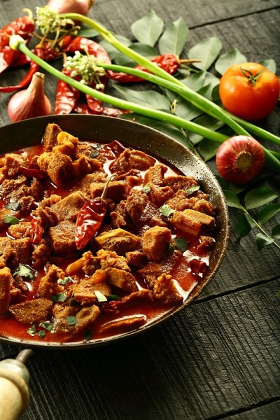 阿拉伯肉类食谱背景。